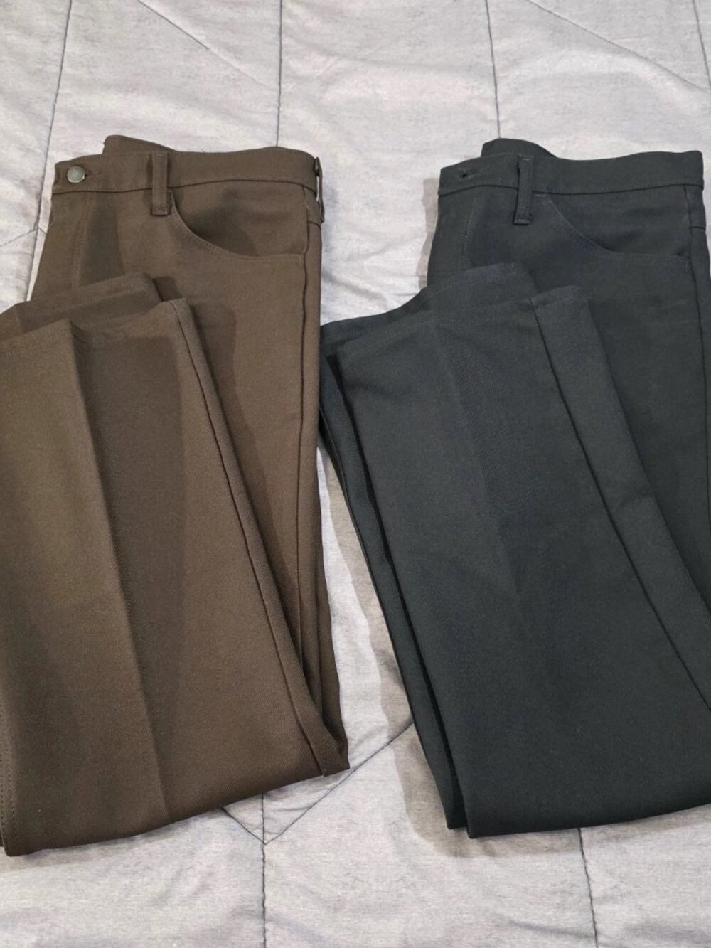 LOT OF 2 Wrangler Wrancher Dress Jean Pants Mens 36x30 Boot Cut 82BN 82BK